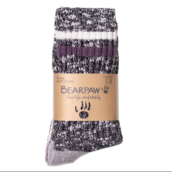 BearPaw Accessories - 💥2/$30💥 4 Pack Bearpaw Boot Socks